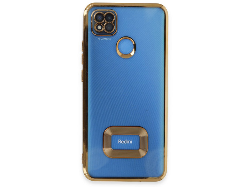 Newface Xiaomi Redmi 9C Kılıf Slot Silikon - Gold