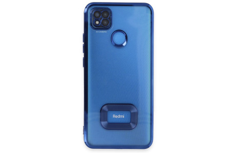 Newface Xiaomi Redmi 9C Kılıf Slot Silikon - Mavi