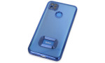 Newface Xiaomi Redmi 9C Kılıf Slot Silikon - Mavi