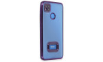 Newface Xiaomi Redmi 9C Kılıf Slot Silikon - Mor