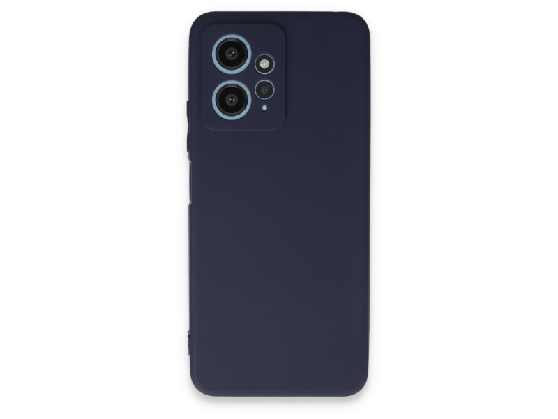 Newface Xiaomi Redmi Note 12 4G Kılıf First Silikon - Lacivert