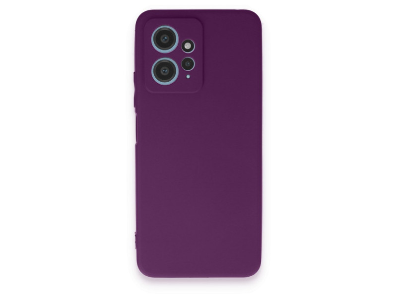 Newface Xiaomi Redmi Note 12 4G Kılıf First Silikon - Mor