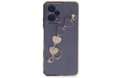 Newface Xiaomi Redmi Note 12 5G Kılıf Esila Silikon - Gri