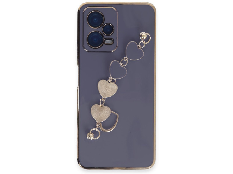 Newface Xiaomi Redmi Note 12 5G Kılıf Esila Silikon - Gri