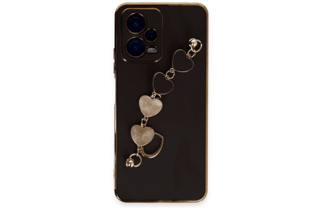 Newface Xiaomi Redmi Note 12 5G Kılıf Esila Silikon - Siyah