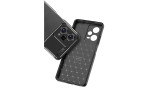 Newface Xiaomi Redmi Note 12 5G Kılıf Focus Karbon Silikon - Siyah