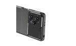 Newface Xiaomi Redmi Note 12 5G Kılıf Focus Karbon Silikon - Siyah