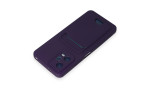Newface Xiaomi Redmi Note 12 5G Kılıf Kelvin Kartvizitli Silikon - Derin Mor