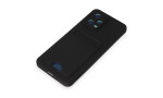 Newface Xiaomi Redmi Note 12 5G Kılıf Kelvin Kartvizitli Silikon - Siyah