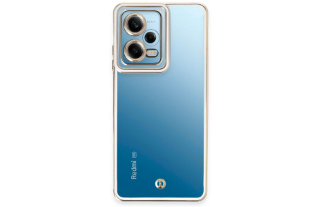 Newface Xiaomi Redmi Note 12 5G Kılıf Liva Lens Silikon - Beyaz