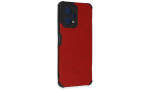 Newface Xiaomi Redmi Note 12 5G Kılıf Loop Deri Silikon - Kırmızı