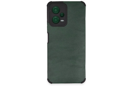Newface Xiaomi Redmi Note 12 5G Kılıf Loop Deri Silikon - Yeşil
