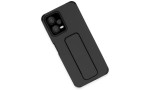 Newface Xiaomi Redmi Note 12 5G Kılıf Mega Standlı Silikon - Siyah