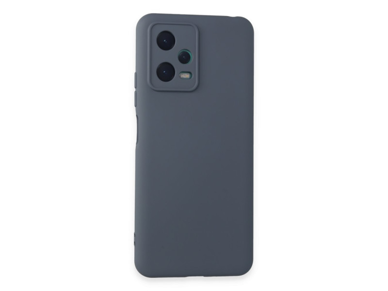 Newface Xiaomi Redmi Note 12 5G Kılıf Nano içi Kadife Silikon - Gri