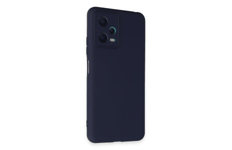Newface Xiaomi Redmi Note 12 5G Kılıf Nano içi Kadife Silikon - Lacivert