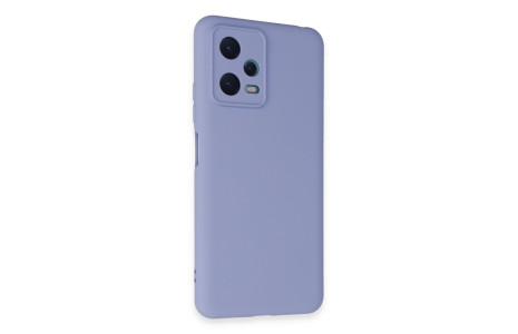 Newface Xiaomi Redmi Note 12 5G Kılıf Nano içi Kadife Silikon - Lila