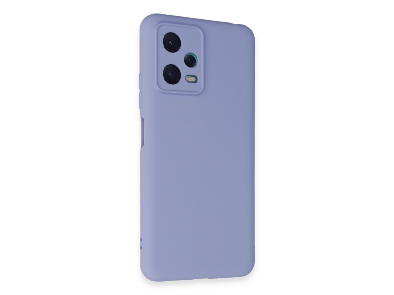 Newface Xiaomi Redmi Note 12 5G Kılıf Nano içi Kadife Silikon - Lila