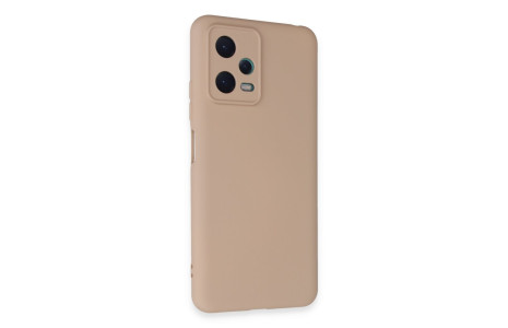 Newface Xiaomi Redmi Note 12 5G Kılıf Nano içi Kadife Silikon - Pudra
