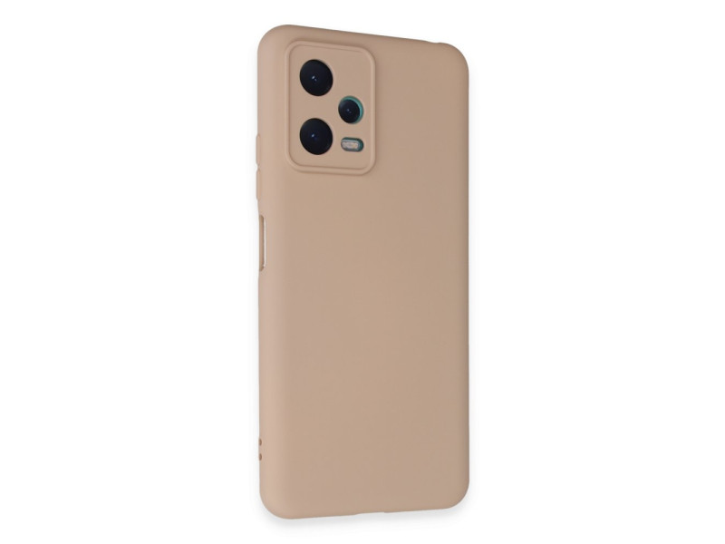 Newface Xiaomi Redmi Note 12 5G Kılıf Nano içi Kadife Silikon - Pudra