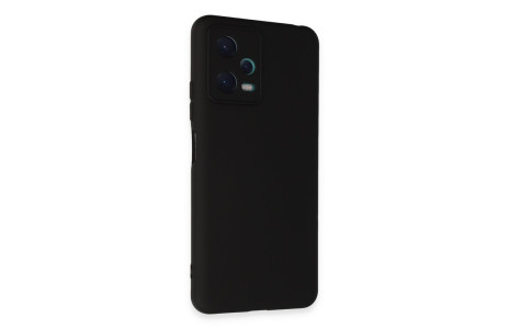 Newface Xiaomi Redmi Note 12 5G Kılıf Nano içi Kadife Silikon - Siyah