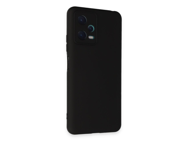 Newface Xiaomi Redmi Note 12 5G Kılıf Nano içi Kadife Silikon - Siyah