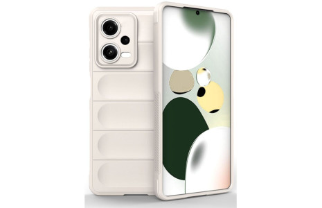 Newface Xiaomi Redmi Note 12 5G Kılıf Optimum Silikon - Krem