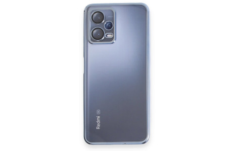 Newface Xiaomi Redmi Note 12 5G Kılıf Razer Lensli Silikon - Açık Mavi