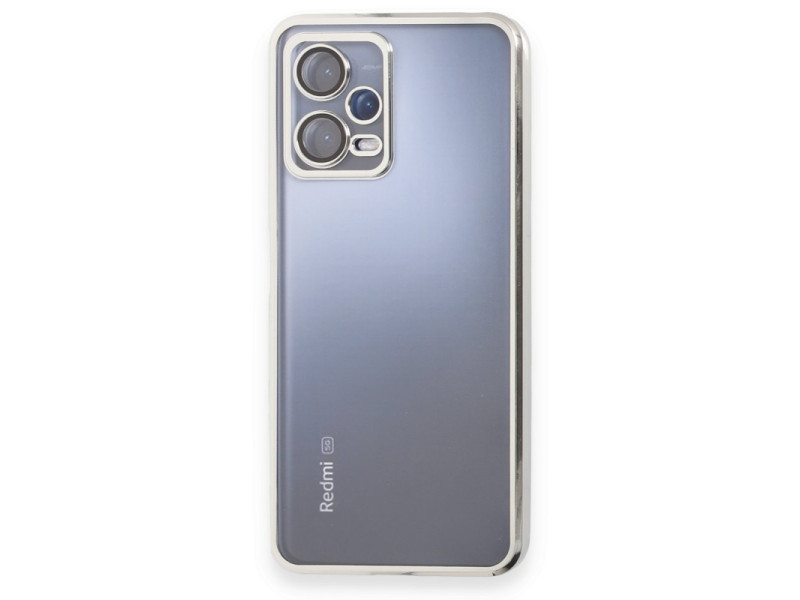 Newface Xiaomi Redmi Note 12 5G Kılıf Razer Lensli Silikon - Gold