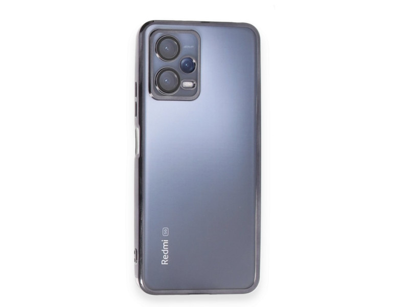 Newface Xiaomi Redmi Note 12 5G Kılıf Razer Lensli Silikon - Siyah