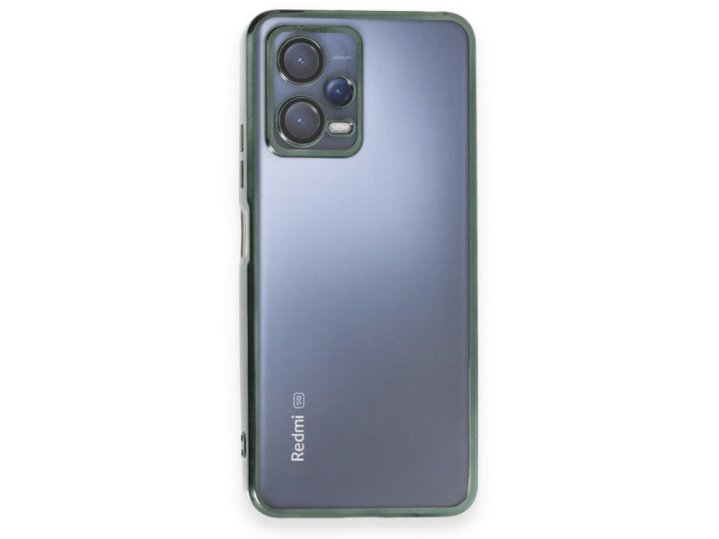 Newface Xiaomi Redmi Note 12 5G Kılıf Razer Lensli Silikon - Yeşil