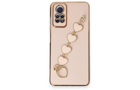 Newface Xiaomi Redmi Note 12 Pro 4G Kılıf Esila Silikon - Pudra