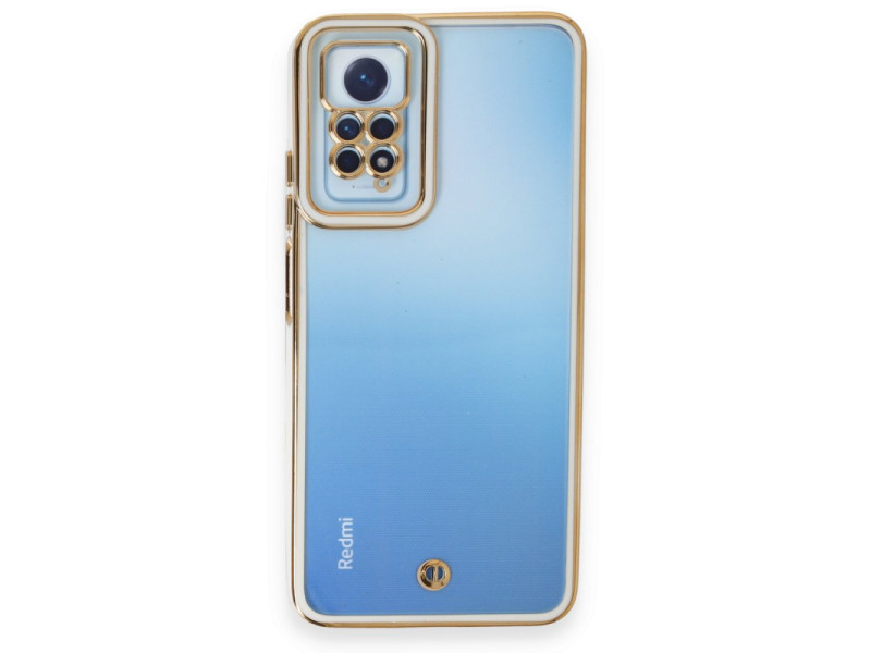 Newface Xiaomi Redmi Note 12 Pro 4G Kılıf Liva Lens Silikon - Beyaz