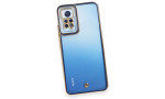 Newface Xiaomi Redmi Note 12 Pro 4G Kılıf Liva Lens Silikon - Mavi
