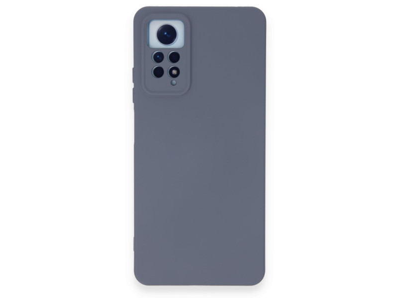 Newface Xiaomi Redmi Note 12 Pro 4G Kılıf Nano içi Kadife Silikon - Gri