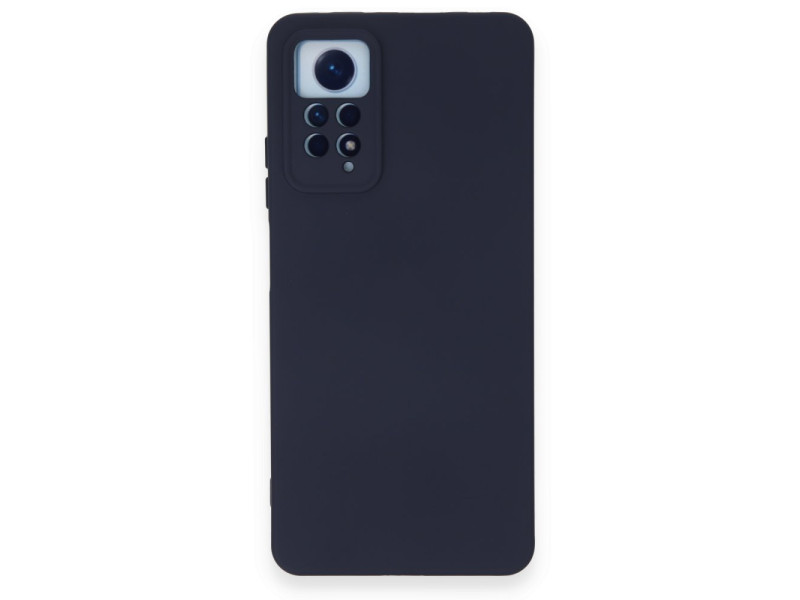 Newface Xiaomi Redmi Note 12 Pro 4G Kılıf Nano içi Kadife Silikon - Lacivert