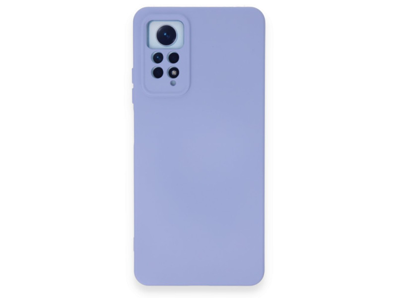 Newface Xiaomi Redmi Note 12 Pro 4G Kılıf Nano içi Kadife Silikon - Lila