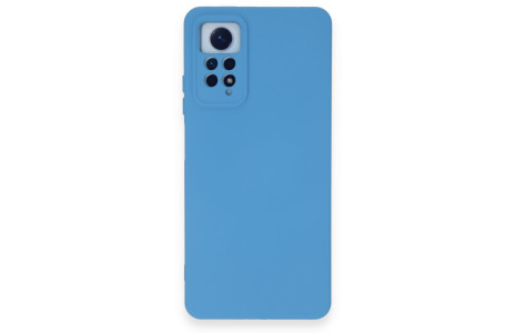 Newface Xiaomi Redmi Note 12 Pro 4G Kılıf Nano içi Kadife Silikon - Mavi