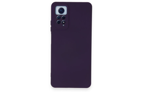 Newface Xiaomi Redmi Note 12 Pro 4G Kılıf Nano içi Kadife Silikon - Mor