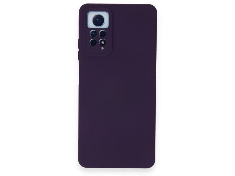 Newface Xiaomi Redmi Note 12 Pro 4G Kılıf Nano içi Kadife Silikon - Mor