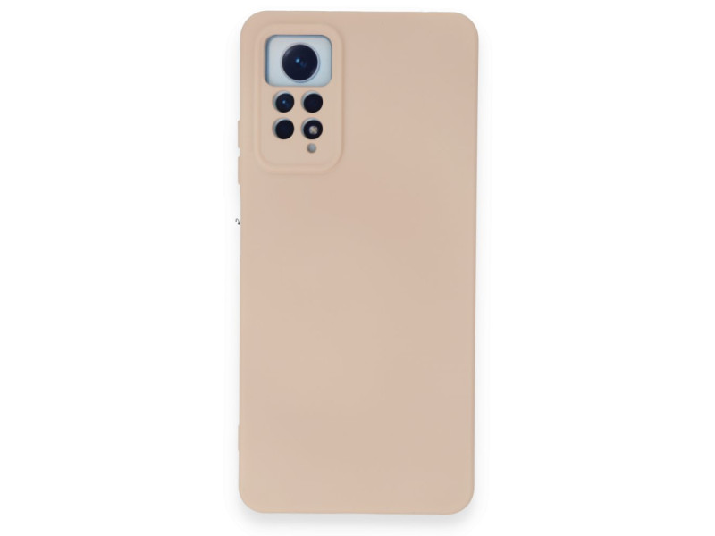 Newface Xiaomi Redmi Note 12 Pro 4G Kılıf Nano içi Kadife Silikon - Pudra