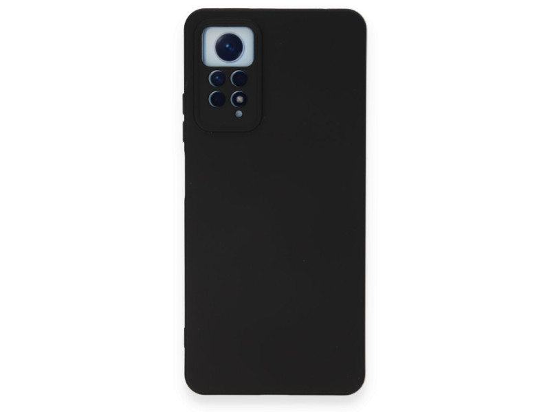 Newface Xiaomi Redmi Note 12 Pro 4G Kılıf Nano içi Kadife Silikon - Siyah