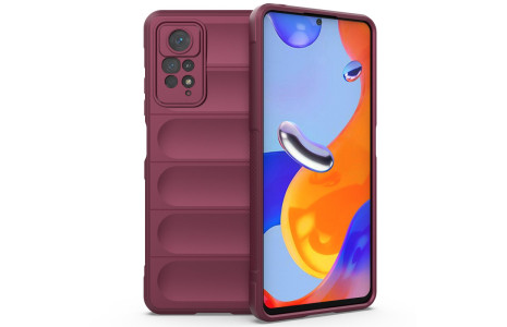 Newface Xiaomi Redmi Note 12 Pro 4G Kılıf Optimum Silikon - Bordo