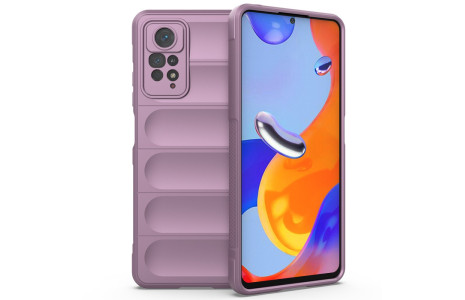 Newface Xiaomi Redmi Note 12 Pro 4G Kılıf Optimum Silikon - Mor
