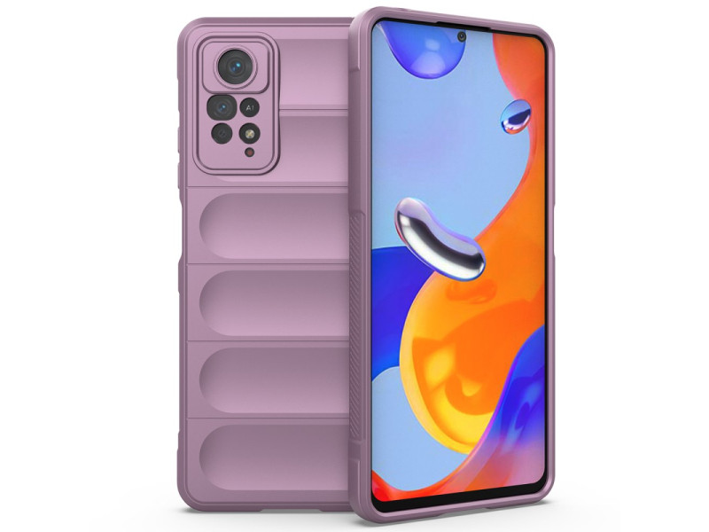 Newface Xiaomi Redmi Note 12 Pro 4G Kılıf Optimum Silikon - Mor