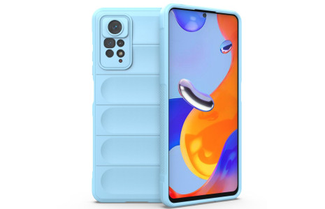 Newface Xiaomi Redmi Note 12 Pro 4G Kılıf Optimum Silikon - Sky Blue