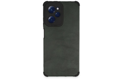 Newface Xiaomi Redmi Note 12 Pro 5G Kılıf Loop Deri Silikon - Yeşil
