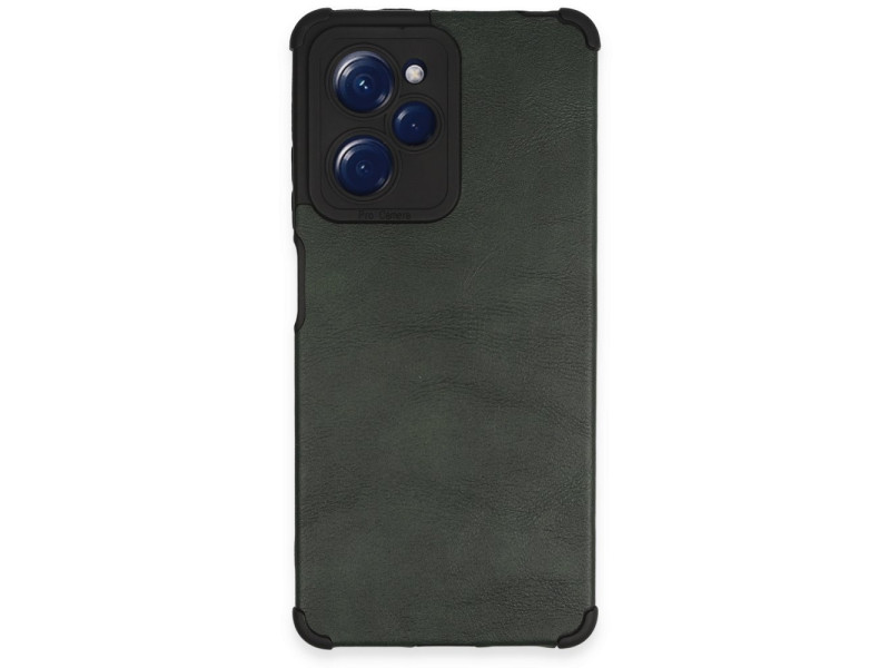 Newface Xiaomi Redmi Note 12 Pro 5G Kılıf Loop Deri Silikon - Yeşil