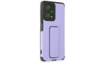 Newface Xiaomi Redmi Note 12 Pro 5G Kılıf Mega Standlı Silikon - Lila