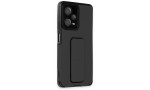Newface Xiaomi Redmi Note 12 Pro 5G Kılıf Mega Standlı Silikon - Siyah
