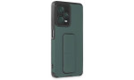 Newface Xiaomi Redmi Note 12 Pro 5G Kılıf Mega Standlı Silikon - Yeşil